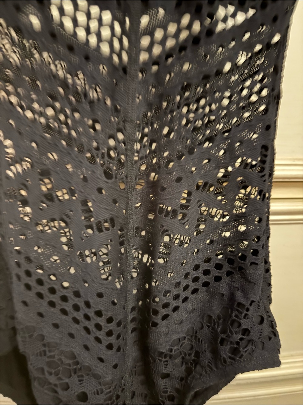 Robin Piccone Black Crochet One-Piece Swimsuit - Picture 6 of 8